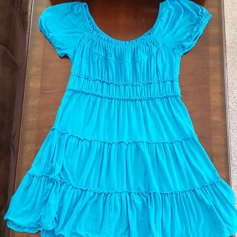 Cerulean Blue Gypsy Dress